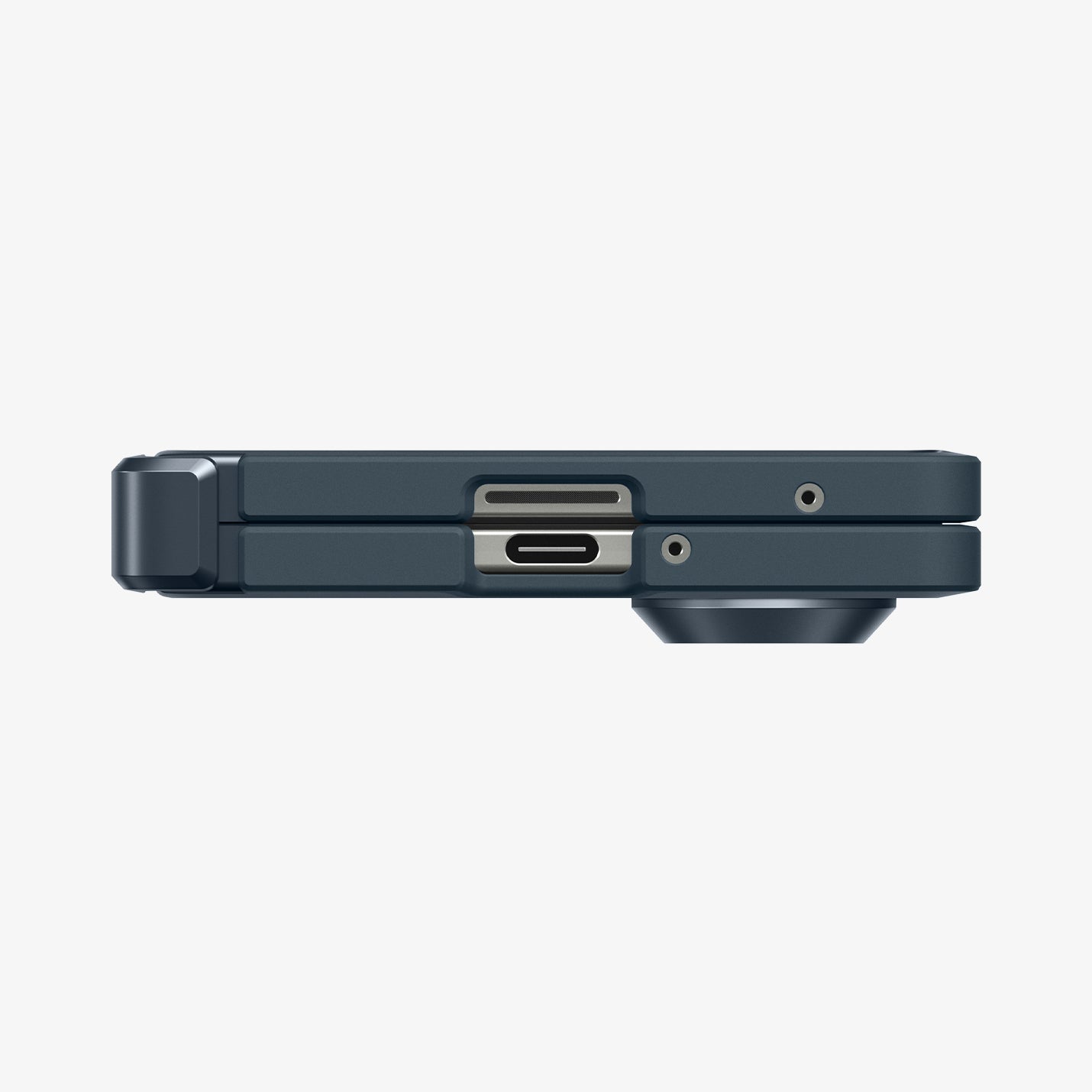 ACS09550 - Galaxy Z Fold 7 Tough Armor Pro (MagFit) in metal slate showing the top folded