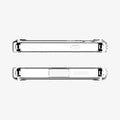 ACS09470 - Galaxy S25 Case Ultra Hybrid Metal Ring Neo One (MagFit) in Neo One showing side