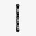AMP06499 - Watch 6 (44mm) Modern Fit 316L Band in Black showing the sides of the watch strap laid out flat