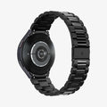 AMP06499 - Watch 6 (44mm) Modern Fit 316L Band in Black showing the back, partial inner side of the strap and bottom