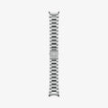 AMP06498 - Watch 6 (44mm) Modern Fit 316L Band in Silver showing the sides of the watch strap laid out flat