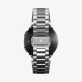 AMP06498 - Watch 6 (44mm) Modern Fit 316L Band in Silver showing the partial back and bottom
