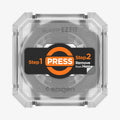 AGL02994 - Garmin Instinct Screen Protector EZ FIT Glas.tR showing the front with ez fit tray installed onto watch face