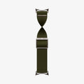 AMP07608 - Pixel Watch Lite Fit in Khaki showing the full body of the band twisted showing partial inner and outer