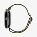 AMP07608 - Pixel Watch Lite Fit in Khaki showing the side facing left