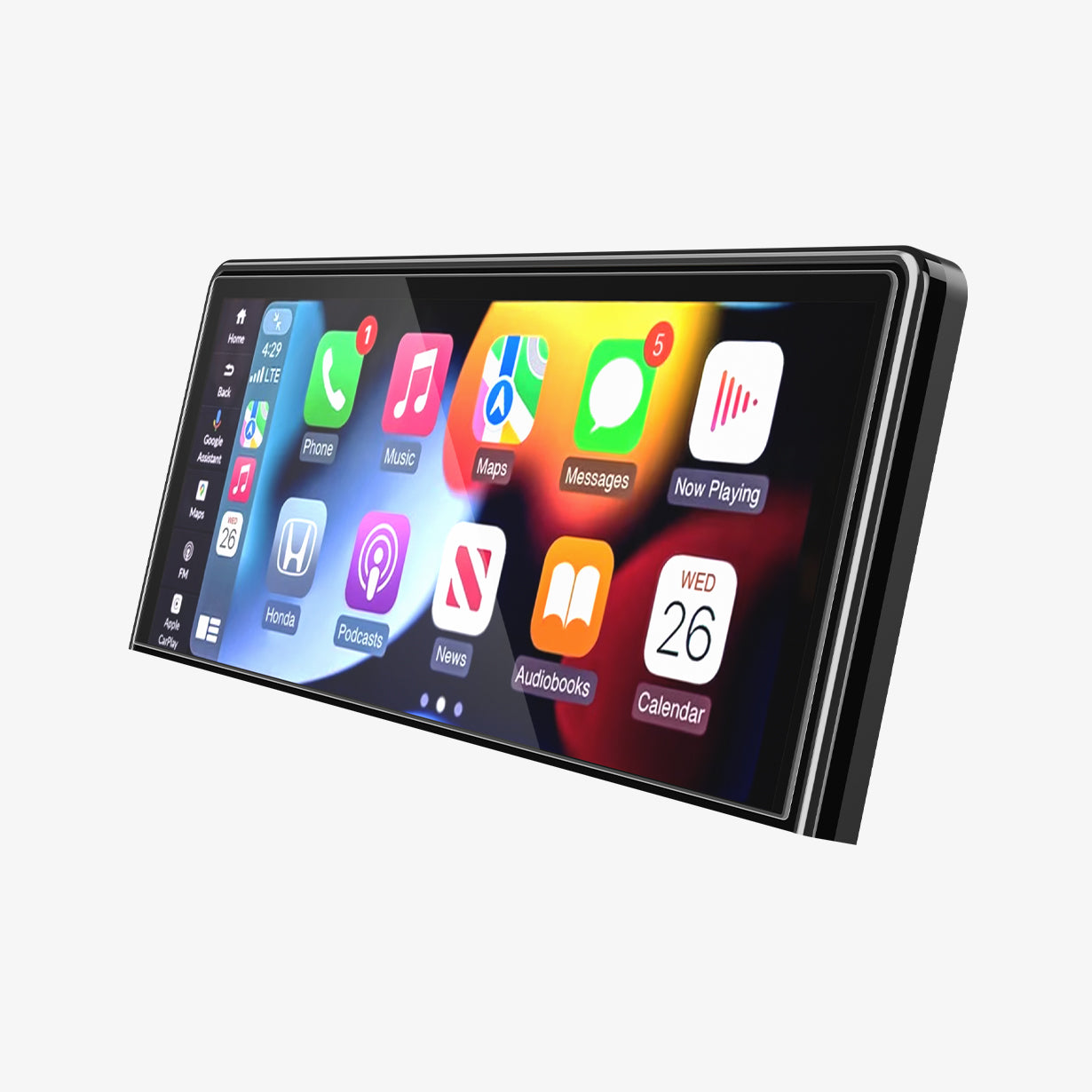 AGL06508 - Honda Accord 12.3" Screen Protector GLAS.tR Slim Anti-Glare showing the front and side