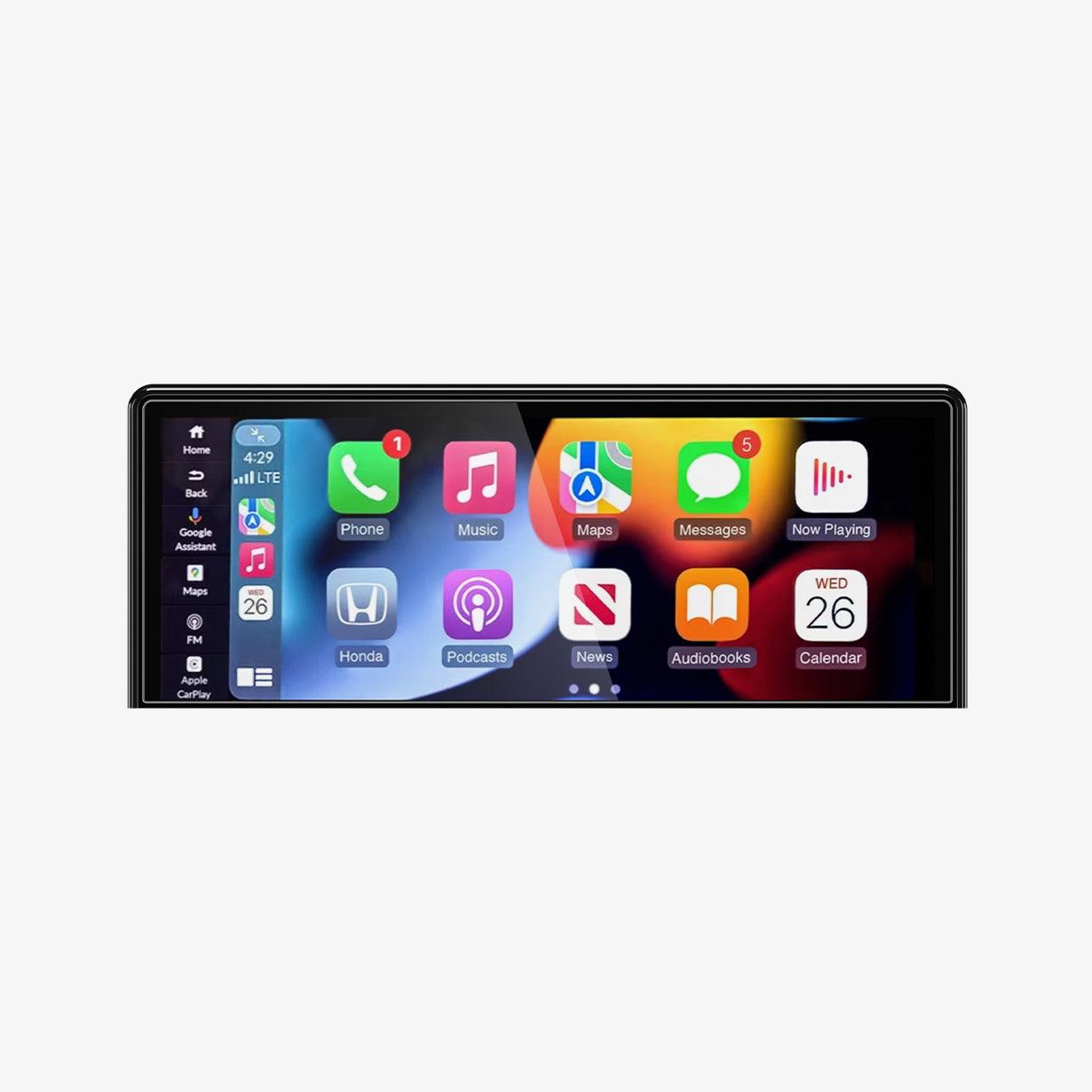 AGL06508 - Honda Accord 12.3" Screen Protector GLAS.tR Slim Anti-Glare showing the front