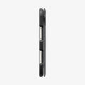 ACS11689 - iPhone Duo Ultra Hybrid Pro (Mag Fit) in Frost Black showing a side profile of the foldable phone case with precise button cutouts and hinge protection
