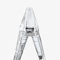 ACS11688 - iPhone Duo Ultra Hybrid Pro (Mag Fit) in Clear White showing a close-up of the hinge structure designed for smooth folding