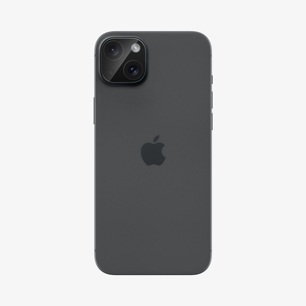 AGL06917 - iPhone 15 / 15 Plus Optik Lens Protector in black showing the back