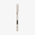 ACS08138 - iPhone 16 Pro Case Ultra Hybrid (MagFit) in Frost Natural Titanium showing the side
