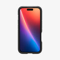 ACS08386 - iPhone 16 Case Tough Armor AI in Black showing the front