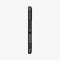 ACS08386 - iPhone 16 Case Tough Armor AI in Black showing the side with volume buttons