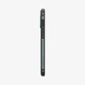 ACS08148 - iPhone 16 Pro Case Tough Armor AI (MagFit) in Abyss Green showing the side with volume buttons