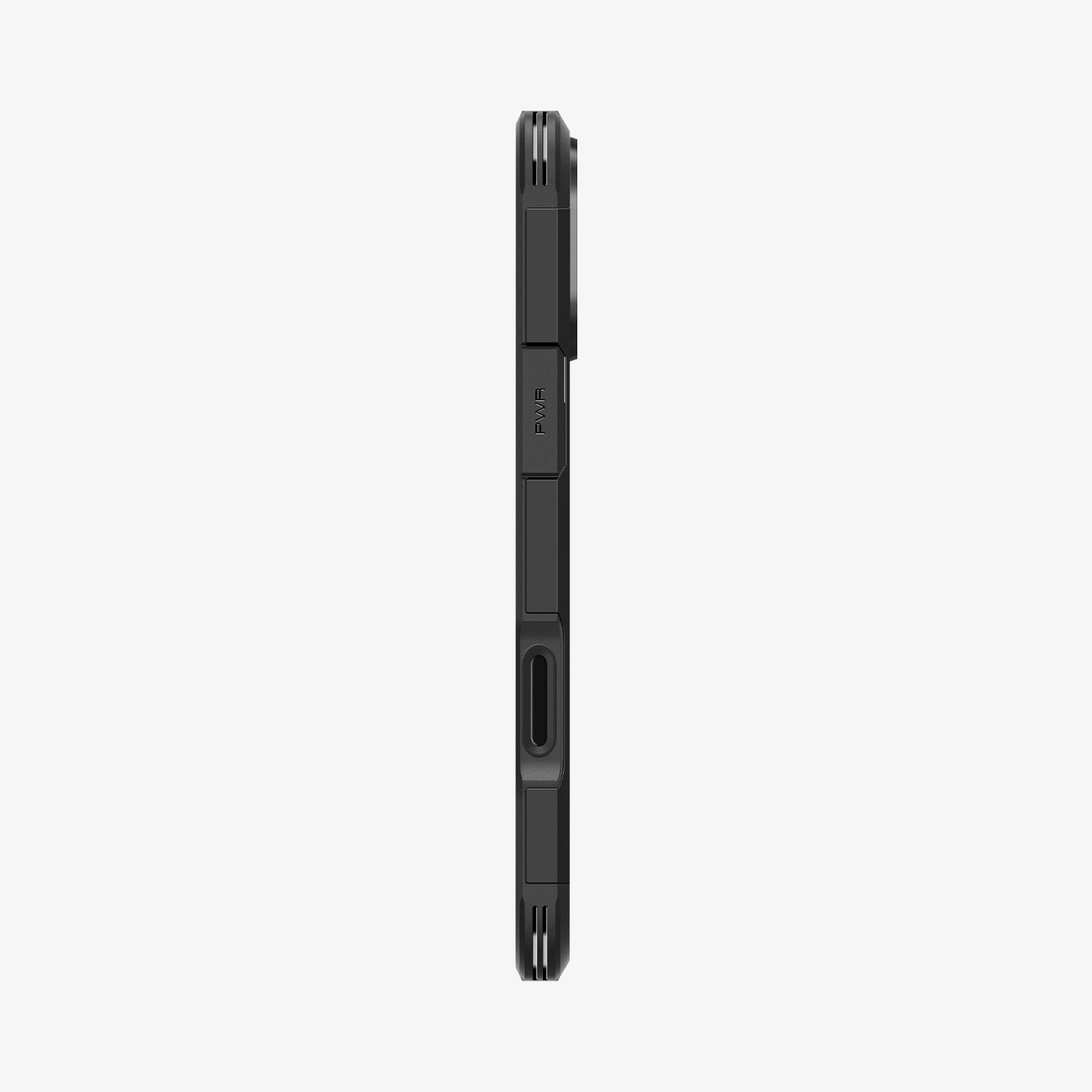 ACS08503 - iPhone 16 Pro Max Case Tough Armor T AI (MagFit) in Black showing the side