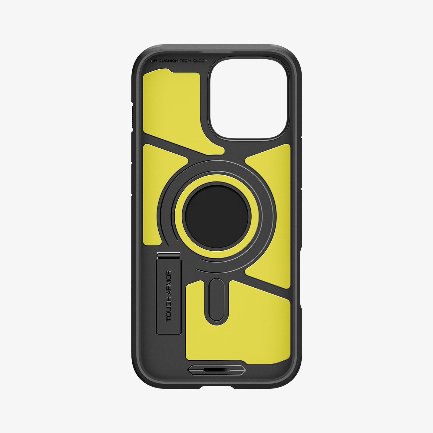 ACS08510 - iPhone 16 Pro Case Tough Armor T AI (MagFit) in Black showing the inside of case