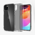ACS06796 - iPhone 15 Case Ultra Hybrid in frost clear showing the back, inside and front