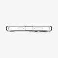 ACS06655 - iPhone 15 Plus Case Ultra Hybrid in frost clear showing the bottom with precise cutouts