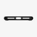 043CS21137 - iPhone 8 Plus Case Ultra Hybrid in Black showing the bottom
