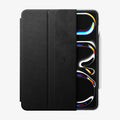 ACS09439 - iPad Pro 13-inch (2024) Case Liquid Air Folio in Black showing the partial front and partial front of the device