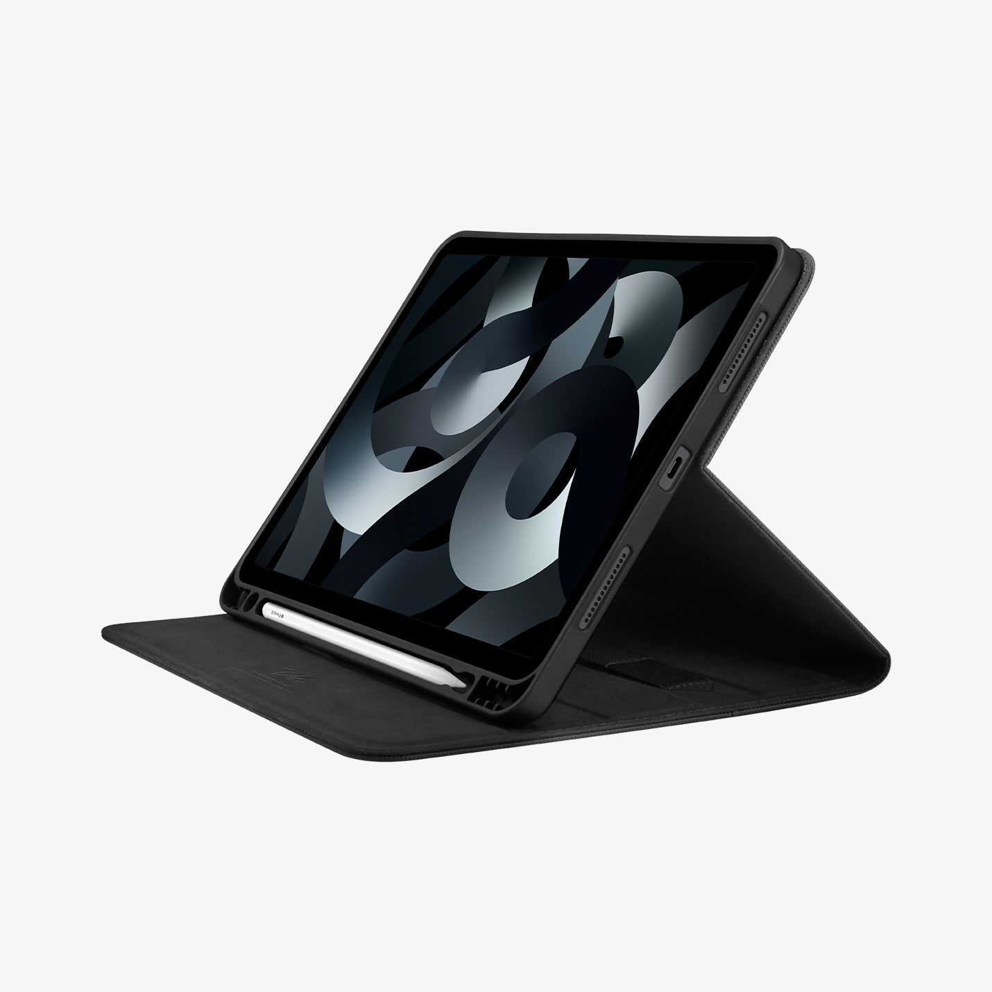 ACS02246 - iPad Air 11-inch (2026) Liquid Air Folio showing the front and device propped up by built in kickstand