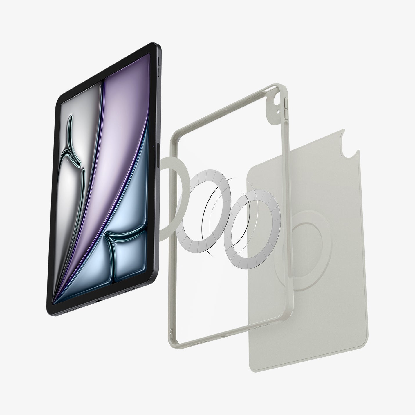ACS06514 - iPad Air 11-inch (2024-2026) Air Skin Pro OneTap showing magnet part