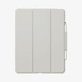 ACS07677 - iPad Air 12.9-inch Case Air Skin Pro in Gray showing the front with s-pen attached