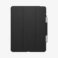 ACS07668 - iPad Air 12.9-inch Case Ultra Hybrid Pro in Black showing the front with s-pen attached