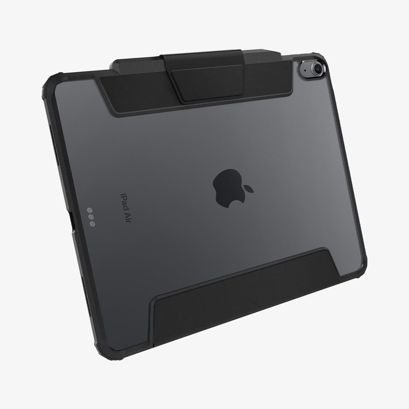 ACS07668 - iPad Air 12.9-inch Case Ultra Hybrid Pro in Black showing the back and bottom