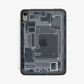 ACS09162 - iPad Mini 7 Case Ultra Hybrid Zero One showing the back