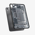 ACS09162 - iPad Mini 7 Case Ultra Hybrid Zero One showing the back, partial side and bottom hovering in front of the device