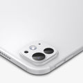AGL07796 - iPad Pro 13-inch (2024) Optik Pro EZ Fit Lens Protector in Silver showing the back, lens protector installed
