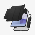 ACS07762 - iPad Pro 11-inch Case Air Skin Pro in Black showing the front and back of case hovering away from tablet