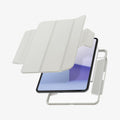 ACS07024 - iPad Pro 11-inch Case Air Skin Pro in Gray showing the front and back of case hovering away from tablet