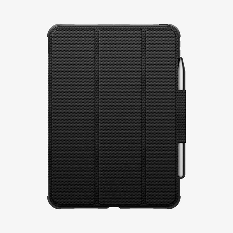 ACS07017 - iPad Pro 11-inch Case Rugged Armor Pro in Black showing the front with stylus pen attached