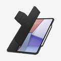 ACS07766 - iPad Pro 12.9-inch Case Air Skin Pro in Gray showing the front with cover half open