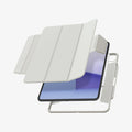 ACS07014 - iPad Pro 12.9-inch Case Air Skin Pro in Gray showing the front and back of case hovering away from tablet