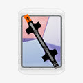 AGL07793 - iPad Pro 12.9-inch GLAS.tR EZ FIT in Clear showing the alignment tray attached to a device ready to be installed