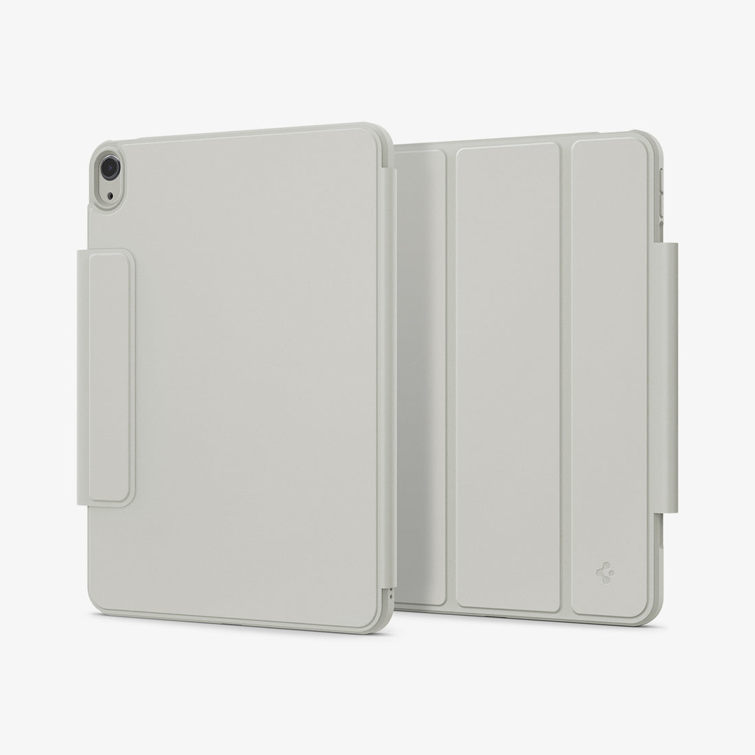 ACS08491 - iPad Air 13-inch (2024) Case Air Skin Pro OneTap in Gray showing the front, cover closed