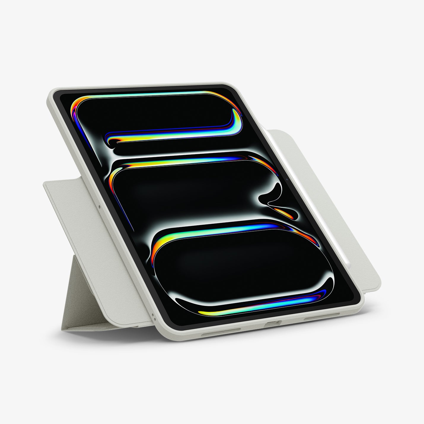 ACS06512 - iPad Pro 11-inch (2022) - Air Skin Pro OneTap showing the front of the device, leaning on the case served as a stand