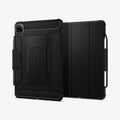 ACS01024 - iPad Pro 11-inch Case Rugged Armor Pro in Black showing the back and partial front with s-pen attached