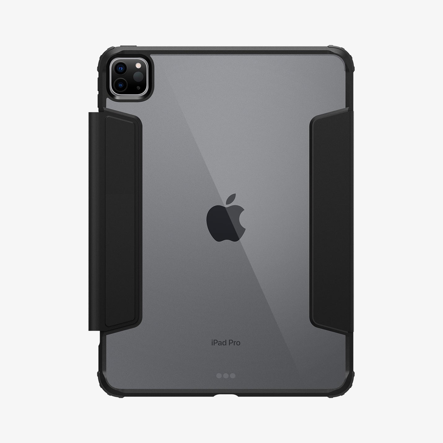 ACS02880 - iPad Pro 12.9"(2022/2021) Case Ultra Hybrid Pro in black showing the back