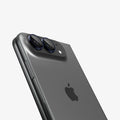 AGL12011 - iPhone Duo Optik Pro EZ Fit Lens Protector in Night Sky showing the installed lens protectors closely fitted around both camera lenses