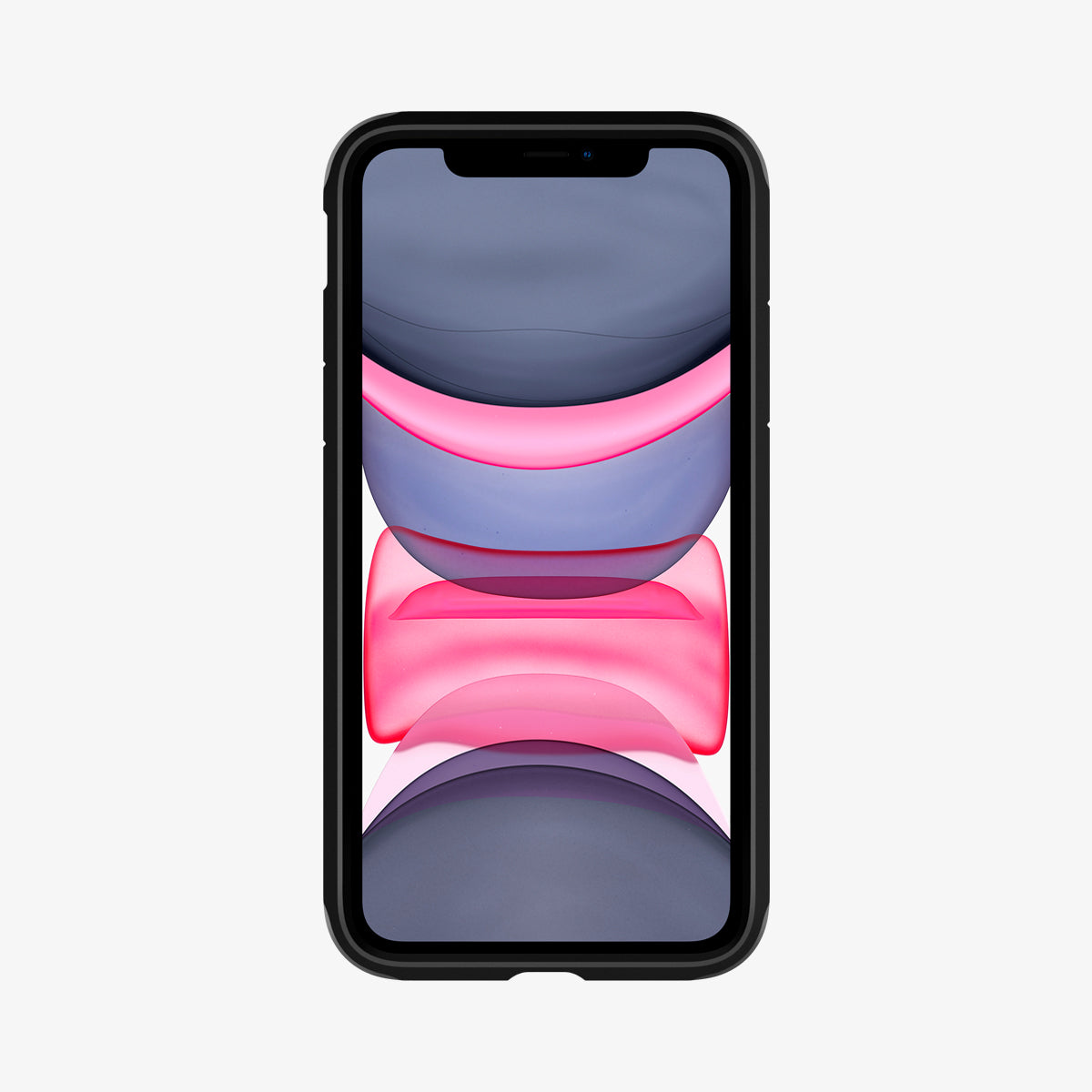 076CS27190 - iPhone 11 Tough Armor in XP Black showing the front