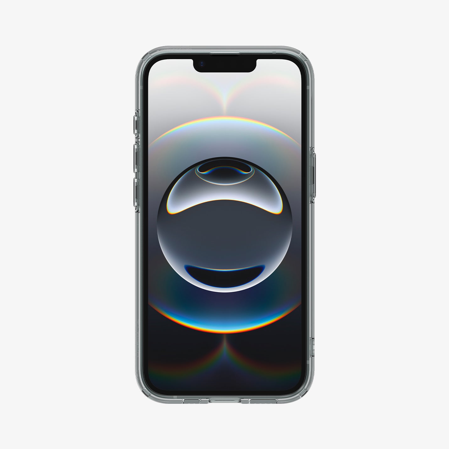 ACS09531 - iPhone 16e Case Ultra Hybrid in Space Crystal showing the front