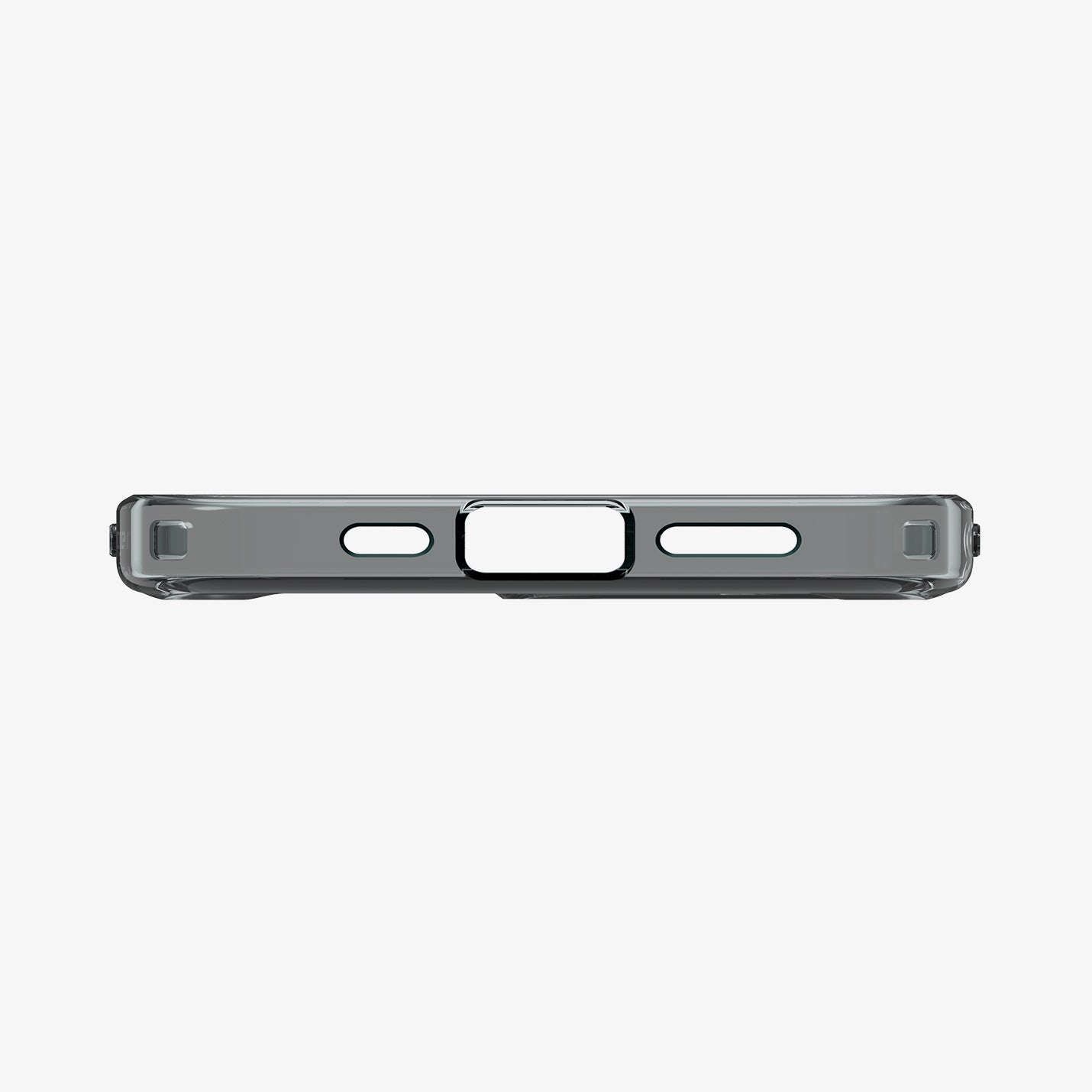 ACS09531 - iPhone 16e Case Ultra Hybrid in Space Crystal showing the bottom