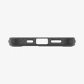 ACS09146 - iPhone 16e Case Ultra Hybrid Classic (MagFit) in Classic Black showing the bottom