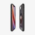 ACS09146 - iPhone 17e Case Ultra Hybrid Classic (MagFit) in Classic Black showing the partial front, partial back and sides