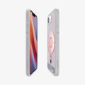 ACS09147 - iPhone 17e Case Ultra Hybrid Classic (MagFit) in Classic Silver showing the partial front, partial back and sides