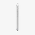 ACS09142 - iPhone 16e Case Ultra Hybrid Zero One (MagFit) in Zero One White showing the side